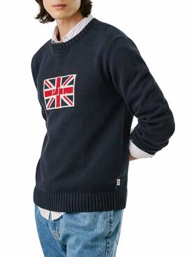 Pullover Pepe Jeans Patrick in Marineblau für Herren