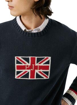 Pullover Pepe Jeans Patrick in Marineblau für Herren