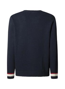 Pullover Pepe Jeans Patrick in Marineblau für Herren