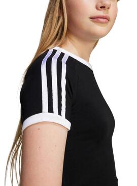 3S CROP TEE SCHWARZ
