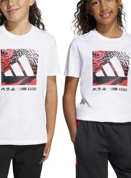 J CAMO LOGO TEE WEISS
