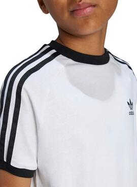 3-STREIFEN-T-SHIRT WEISS