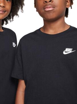 FZ5177-010 K Nsw Tee Emb Futura Lbr Big Kids'