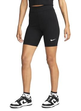 Kurze Nike Sportswear Classic Biker Shorts Schwarz für Damen.