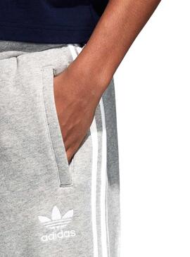 Adidas 3-Streifen Hose Grau