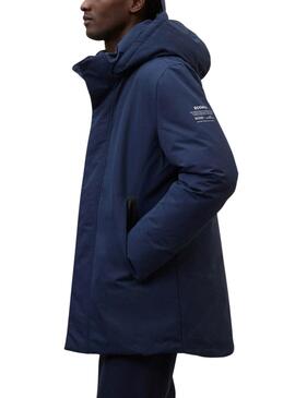 Ecoalf Parko Mantel Marine für Herren