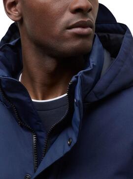 Ecoalf Parko Mantel Marine für Herren