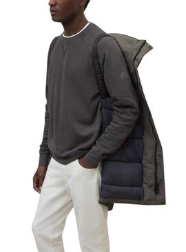 Grüner Ecoalf Parka Mantel für Herren