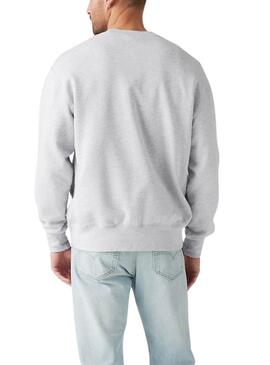 Sweatshirt Levis Authentic grau für Herren
