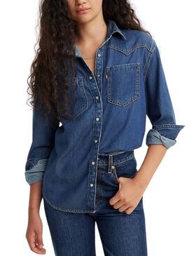 Levis Teodora Western Denimhemd für Damen