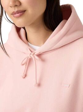 Levis Everyday Kapuzenpullover in Rosa für Damen