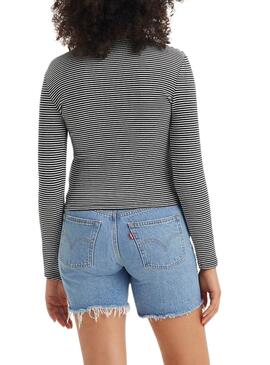 Levis Muse gestreiftes T-Shirt für Damen.