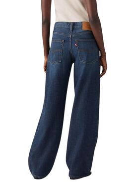 Levis Baggy Dad Dunkle Jeans für Damen