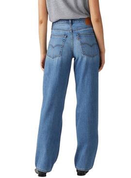 Levis Baggy Dad Jeans in Blau für Damen