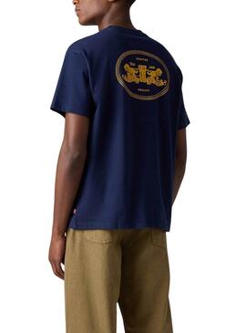 T-shirt Levis Graphic blau für Herren.