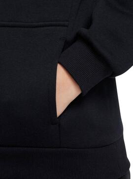 Nike Sportswear Club Kinder und Mädchen schwarzer Hoodie.