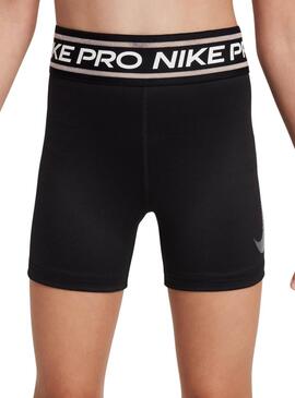 Nike Pro Leggings in Schwarz für Mädchen