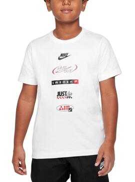 T-shirt Nike Sportswear weiß für Jungen