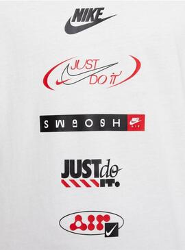 T-shirt Nike Sportswear weiß für Jungen