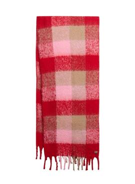 Superdry Check Patterned Schal in Rot für Damen