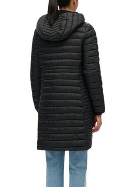 Steppmantel Superdry Hood Fuji Lite in Schwarz für Damen