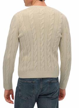 Superdry Jacob Kabel in Beige für Herren