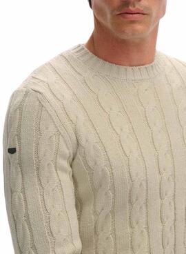 Superdry Jacob Kabel in Beige für Herren