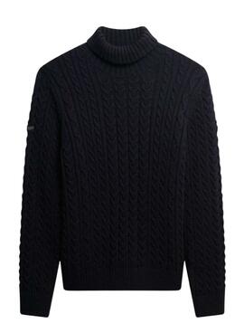 Superdry Jacob Cable Pullover in Marineblau für Herren