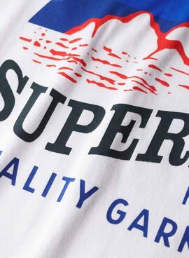 T-Shirt Superdry Great Outdoors Weiß für Herren