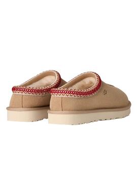 UGG Clogs Tasman II Kastanie Beige und Granatapfel für Damen.