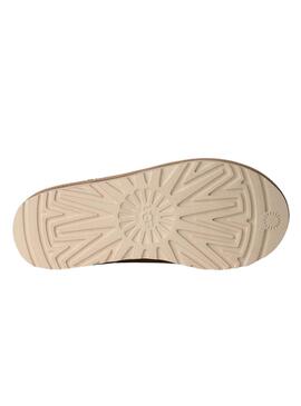 UGG Clogs Tasman II Kastanie Beige und Granatapfel für Damen.
