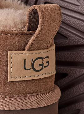 Stiefel UGG Classic Micro braun für Damen