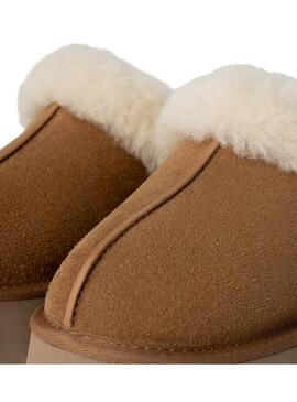 UGG Hausschuhe Disquette Kamel für Damen