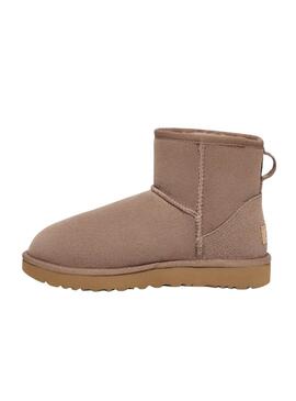Stiefel UGG Classic Mini II in Taupe für Damen