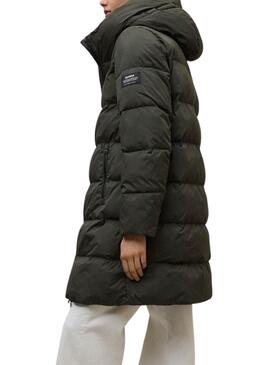 Ecoalf Steppmantel Manlie in Grün für Damen.