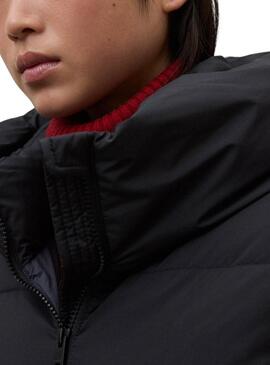 Gepolsterter Mantel Ecoalf Aranda Schwarz für Damen