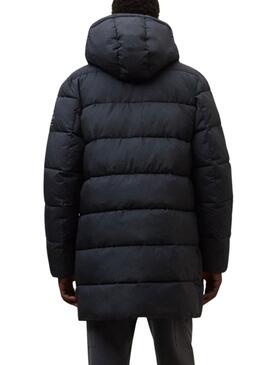 Gepolsterte Ecoalf Vintage Jacke in Dunkelgrau für Herren.