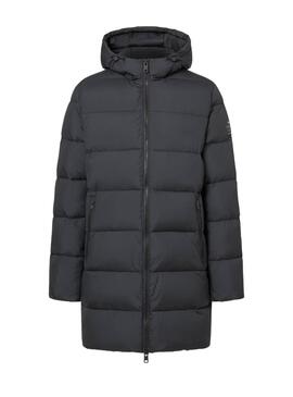 Gepolsterte Ecoalf Vintage Jacke in Dunkelgrau für Herren.