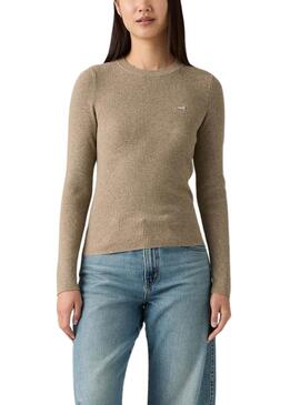 Levis gerippter Toast Pullover für Damen