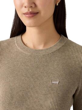Levis gerippter Toast Pullover für Damen