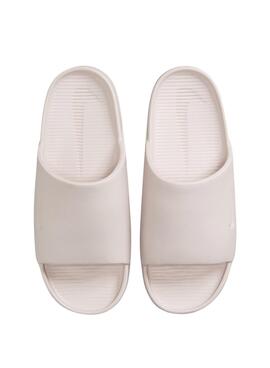Nike Calm beige Flip-Flops für Damen.
