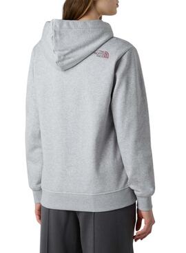 Sweatshirt The North Face Drew Peak grau für Damen
