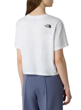 T-Shirt The North Face Simple Dome weiß für Damen