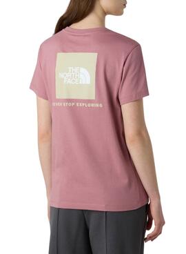 T-Shirt The North Face Box rosa für Damen