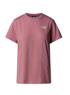 T-Shirt The North Face Box rosa für Damen