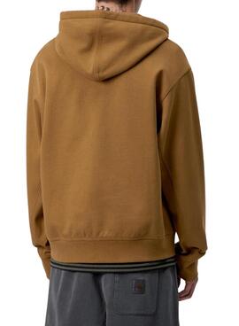 Kapuzenpullover Carhartt mit Reißverschluss in Braun für Herren