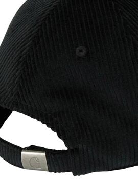 Mütze Carhartt Harlem schwarzer Cord für Damen und Herren