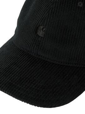 Mütze Carhartt Harlem schwarzer Cord für Damen und Herren