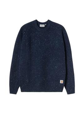 Carhartt Anglistic blauer Marine-Pullover für Herren.