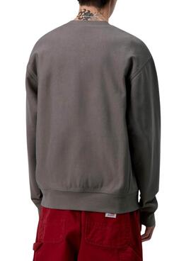 Sweatshirt Carhartt American Script grau für Herren.